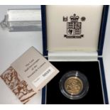 A boxed proof 1999 half sovereign