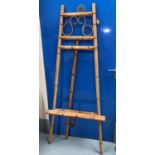 A bamboo picture easel