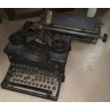 A vintage typewriter