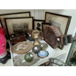 A ship in a bottle; an evening bag; a jewellery box; other decorative and collectors items