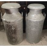 2 vintage milk churns