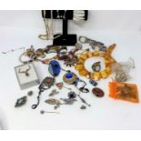 A selection of costume jewellery