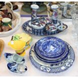 A Shanghai dressing table set by Losol; a selection of Carltonware; blue & white ware; etc.