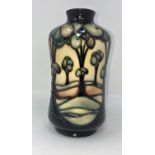 A modern Moorcroft vase of waisted form, decorated with stylized trees by Sian Leeper, height 20 cm