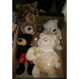 A selection of Gund Teddy bears