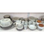 A large selection of Hornsea Cornrose dinner and tea ware