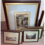 Dendy Sadler, a set of 6 Lake District prints and a 1937 copy of The Pictorial Review and an