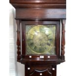 A mid 18th Century Longcase clock by Arch Laurie, the 30 hour movement with 12" brass dial, in oak