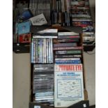 A large collection of CDs, DVDs , Books etc