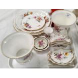 A selection of Royal Crown Derby "Derby Posies" china: vases, bowls, trinket ware, etc.