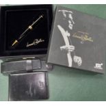 A Leonard Bernstein commemorative Mont Blanc pen, boxed, with wallet and holder