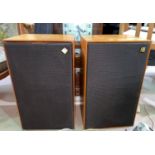 A pair of 1970's teak cased "Kef Chorale" speakers