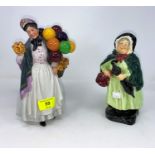 2 Royal Doulton figures - Sairey Gamp HN2100; Biddy Penny Farthing HN1843
