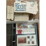 GB QEII - a collection of FDC's in album and loose, a collection of PHQ cards