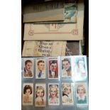 A selection of cigarette cards