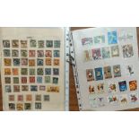 A collection of Chinese stamps