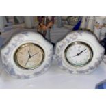 2 Lladro mantel clocks