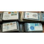 GB QEII - 6 albums of first day covers