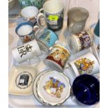 A selection of Royal Commemorative mugs etc.