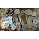 BELGIUM - over 120 coins including silver examples, 1830 - 1980 together with some banknotes