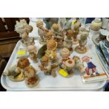 12 Mabel Lucie Attwell porcelain figures, 4 small and 8 large groups