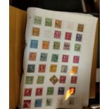 A selection of world stamps in albums and stockbooks