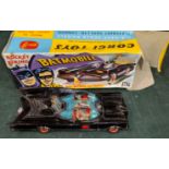 Corgi 267 Batmobile diecast rocket firing Batman & Robin with 2 missiles in original box (no