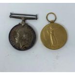 WWI a pair of medals to 2525 Cpl. E. Parkin, Manchester Regiment