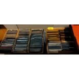 Approximately 200 +/- early 3 1/4" glass plate slides depicting architecture, art, anatomical detail