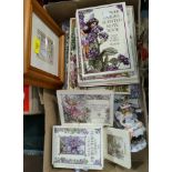 A selection of "Flower Fairies" books, stationary etc