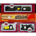 2 originally boxed Hornby 4-4-0 class 4P & Dapol Royal Scott; 2 mini gauge J 94 BR Black Bunker & D2