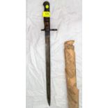 A WWI bayonet