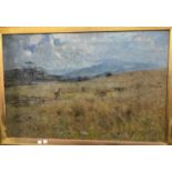 Anderson-Hague: Impressionist pastoral scene, oil on canvas, 50 x 75 cm