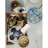 A selection of art and studio pottery