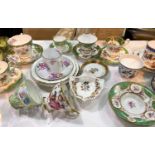 A selection of Royal Crown Derby "Derby Posies" and other decorative china, 30 pieces approx