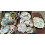 A 1950's Poole hors d'oeuvres, a selection of decorative china