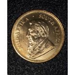 Krugerrand, Quarter oz, 2014, cased