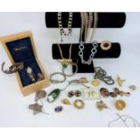 A selection of costume jewellery