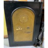 A large vintage safe by J Cartwright & Sons 'Improved Fire & Theft Proof Safemakers West Bromwich,