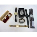 A selection of gents watches; etc.