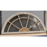 A 19th century semi-circular fanlight