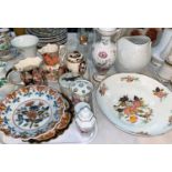 A collection of decorative china: Spode; Mason's; etc.