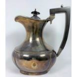 A hallmarked silver hot water jug in the Georgian style, Sheffield 1921, 16.5 oz