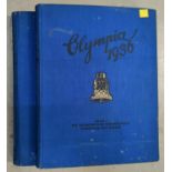 Die Olympischen Spiele 1936, 2 volumes with stuck in pictures