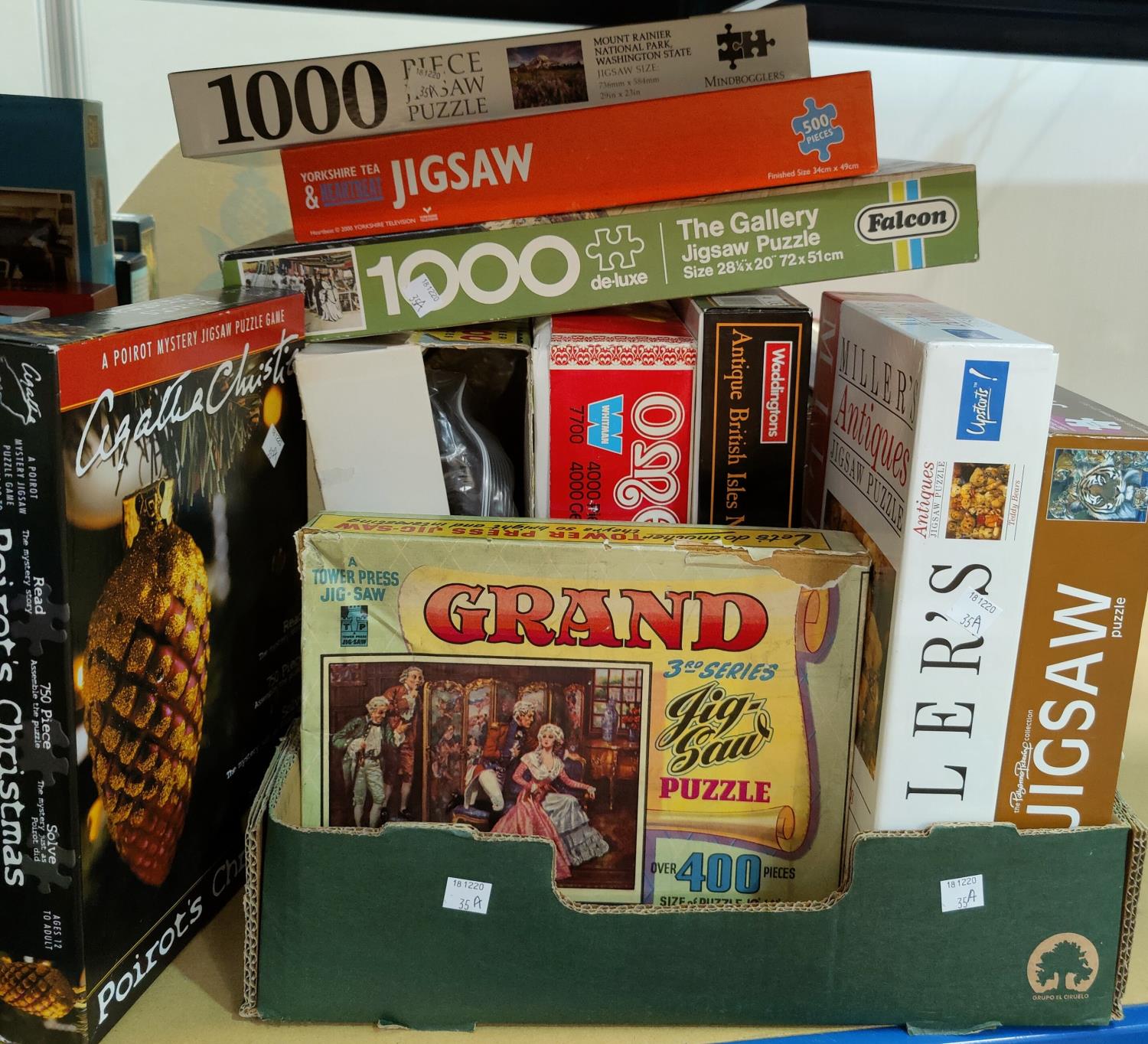 A selection of jigsaws - no guarantee to be complete