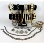 A selection of costume jewellery to include