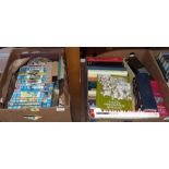 Six boxes of miscellaneous books