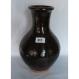A St. Ives stoneware vase. 12½' high. Chip to foot. Prov: Estate of Islwyn Watkins
