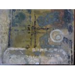 MICHAEL DAVID TRACE. WELSH 20th CENTURY Abstract. Signed and dated '58. Oil and other media on