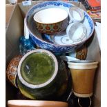 A box of ceramics